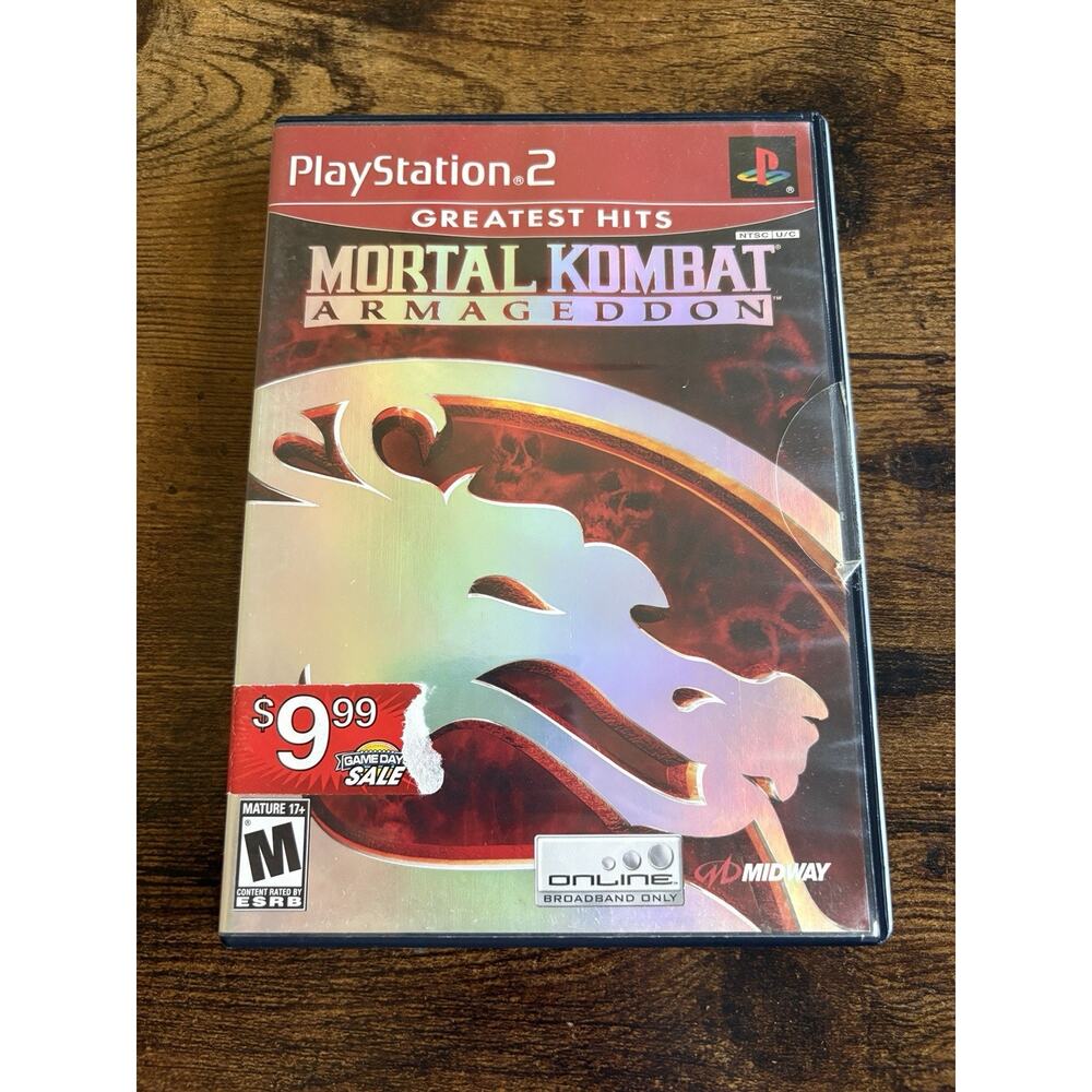 Mortal Kombat: Armageddon: Greatest Hits (Sony PlayStation 2, 2006) - No Manual